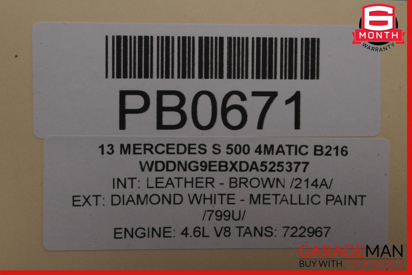07-13 Mercedes W221 S400 S550 S65 AMG Center Middle Pano Panoramic Roof Glass