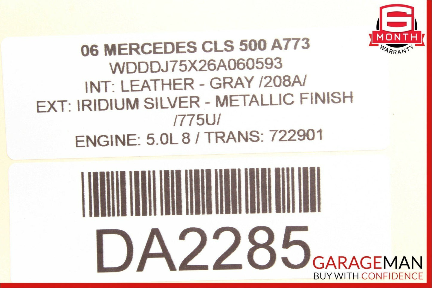06-10 Mercedes W219 CLS500 AMG Front Left Driver Side Door Control Module OEM