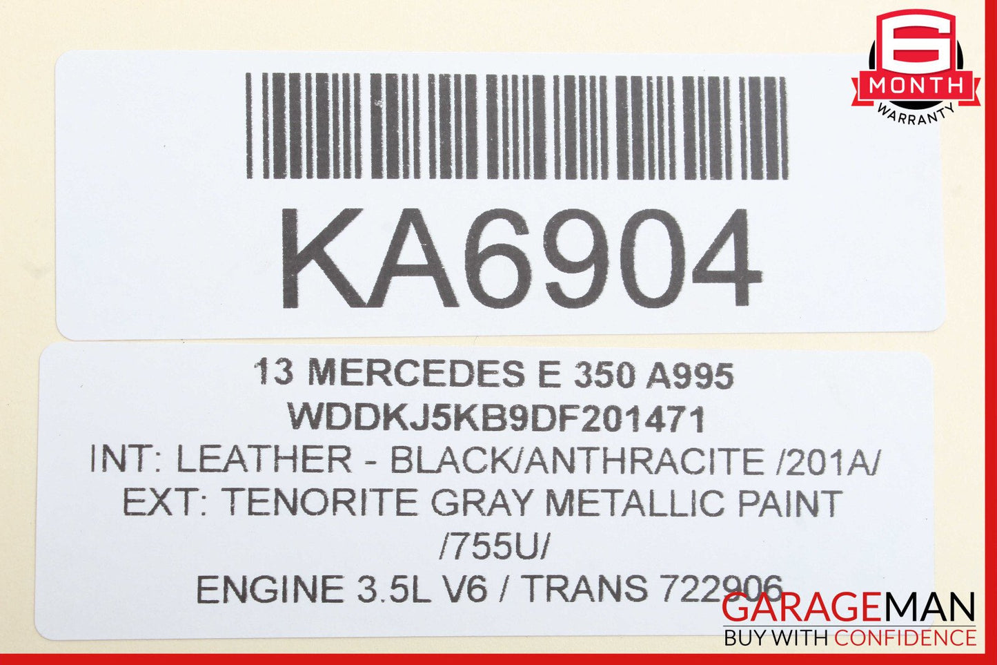 10-17 Mercedes W212 E350 Front Right Passenger Upper Control Arm OEM