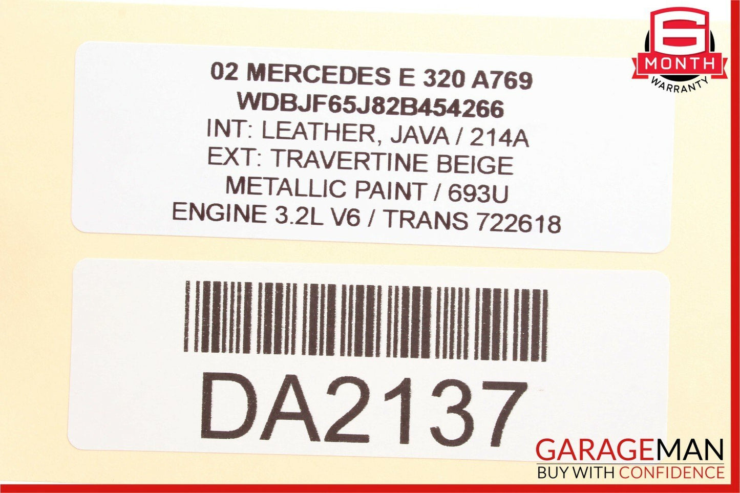 96-02 Mercedes W210 E320 E430 Front Right Passenger Exterior Door Handle OEM