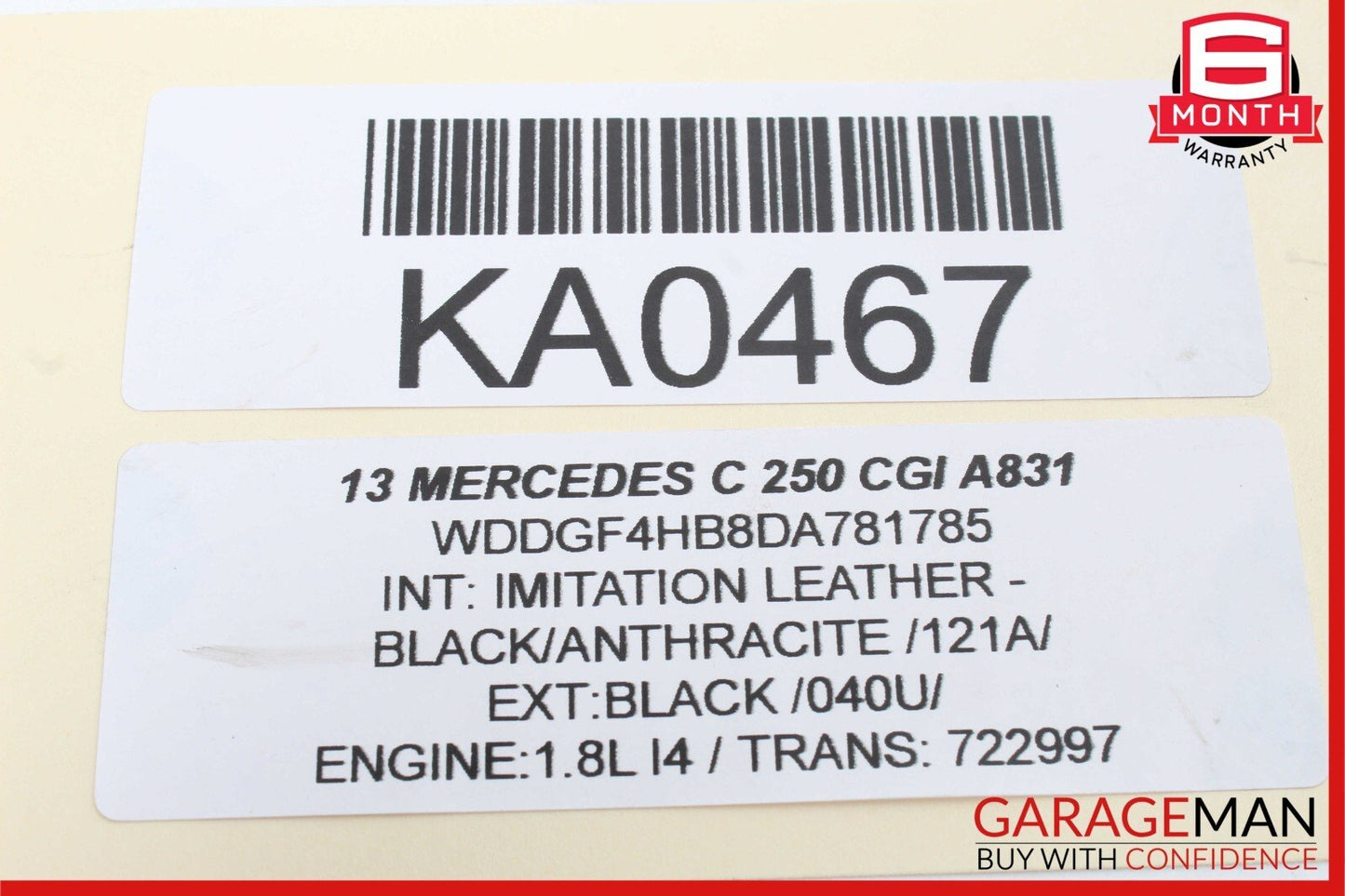 12-14 Mercedes W204 C250 1.8L Main Engine Motor Harness Wire Wiring Assembly