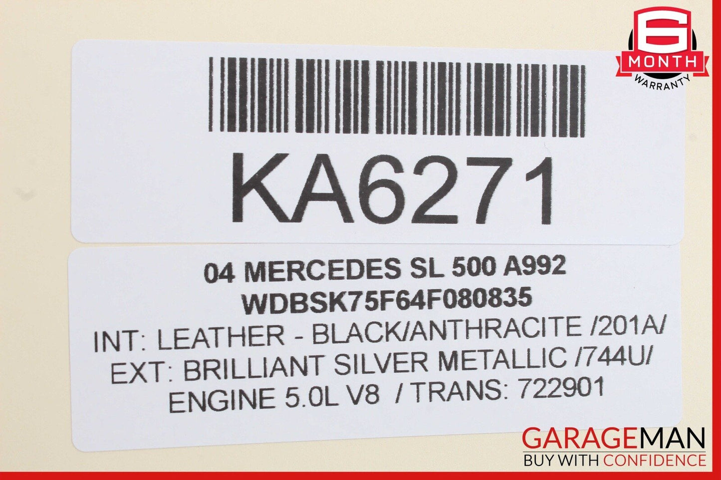 03-08 Mercedes R230 SL500 SL55 AMG Bose Front Left Side Door Audio Speaker OEM