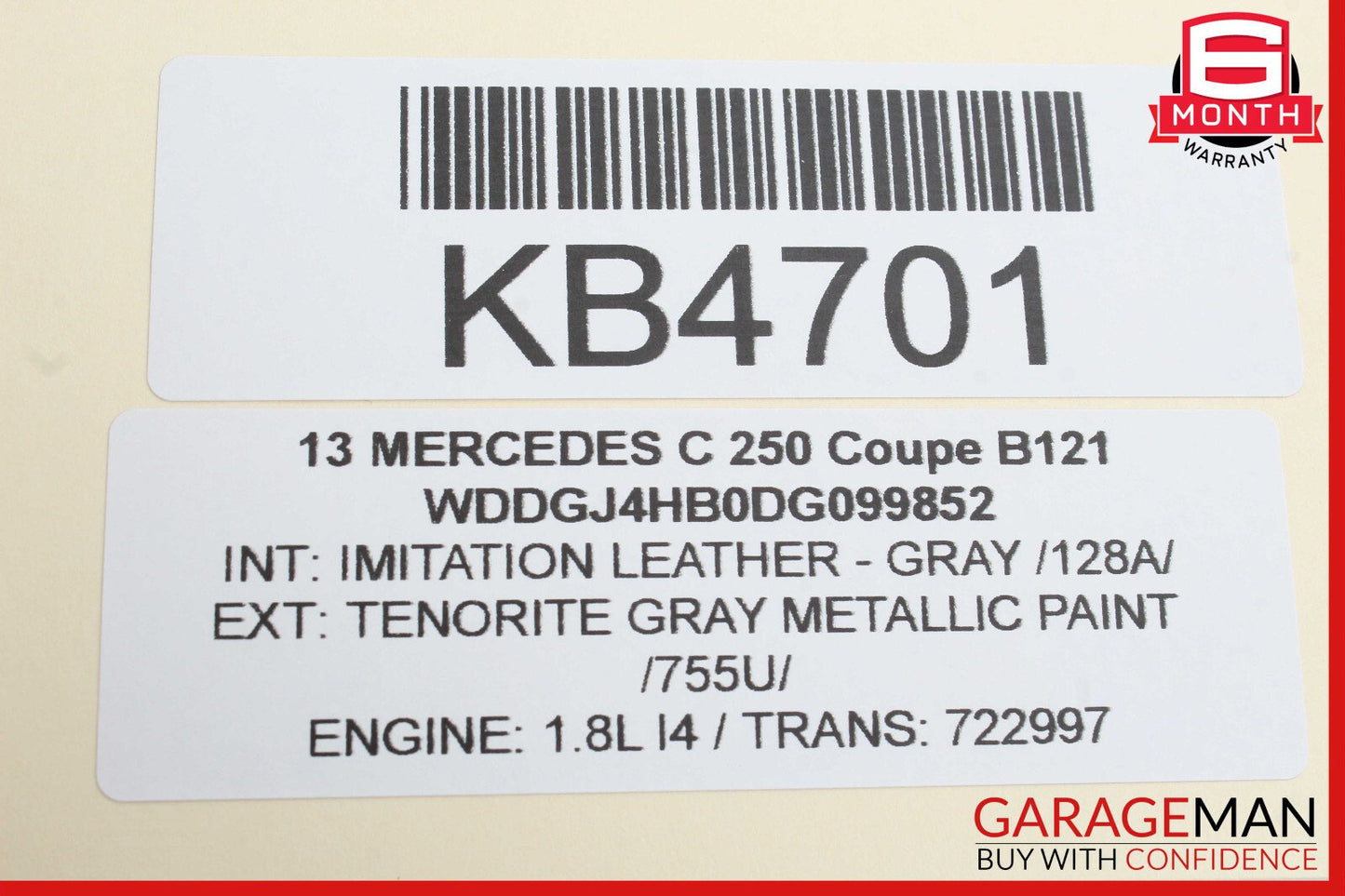 12-14 Mercedes W204 C250 C300 Instrument Speedometer Cluster 2049004309 OEM