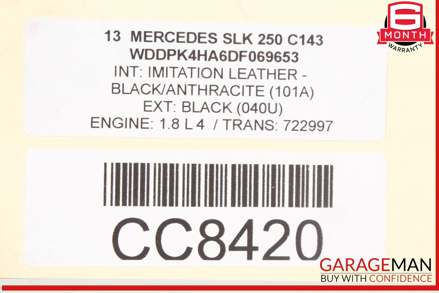 2012-2015 Mercedes-Benz SLK250 R172 Rear Differential Assembly 1723500414