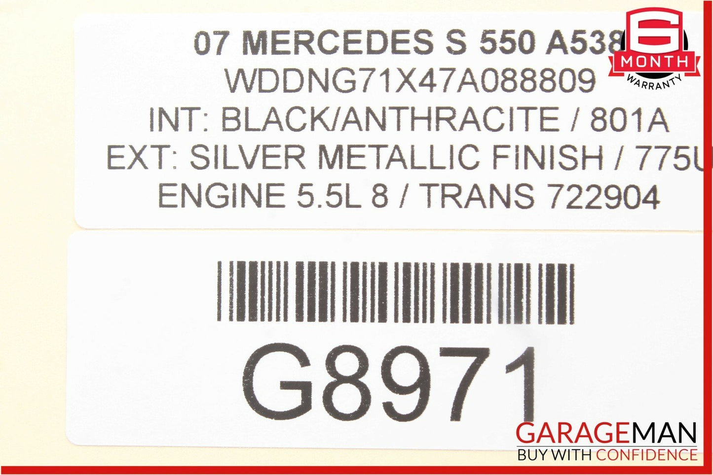 07-09 Mercedes S550 CL550 Sirius Satellite Radio Receiver Control Module