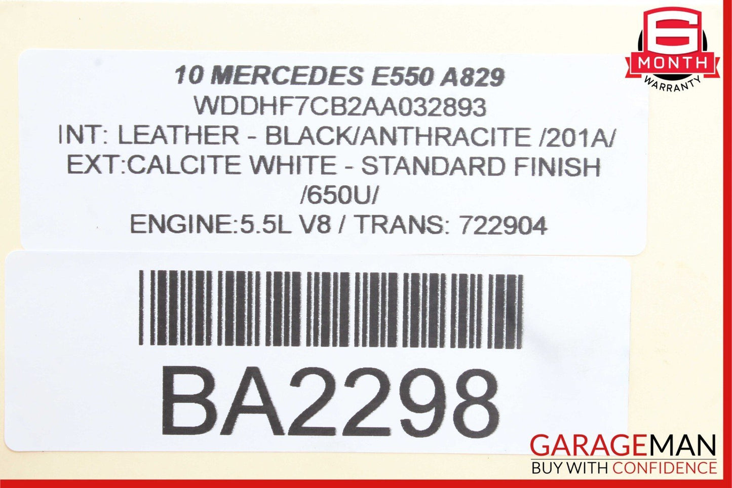 07-11 Mercedes W221 S550 Right Side Engine Cylinder Head Valve Cover OEM