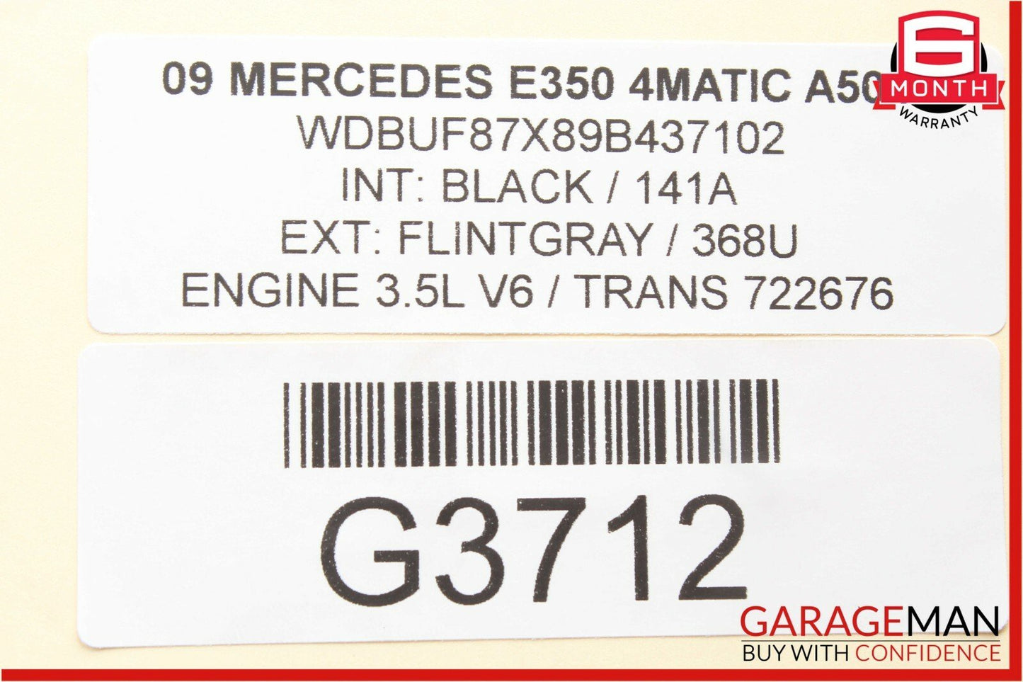 03-09 Mercedes W211 E350 Front Left Driver Side Door Controller Module Unit