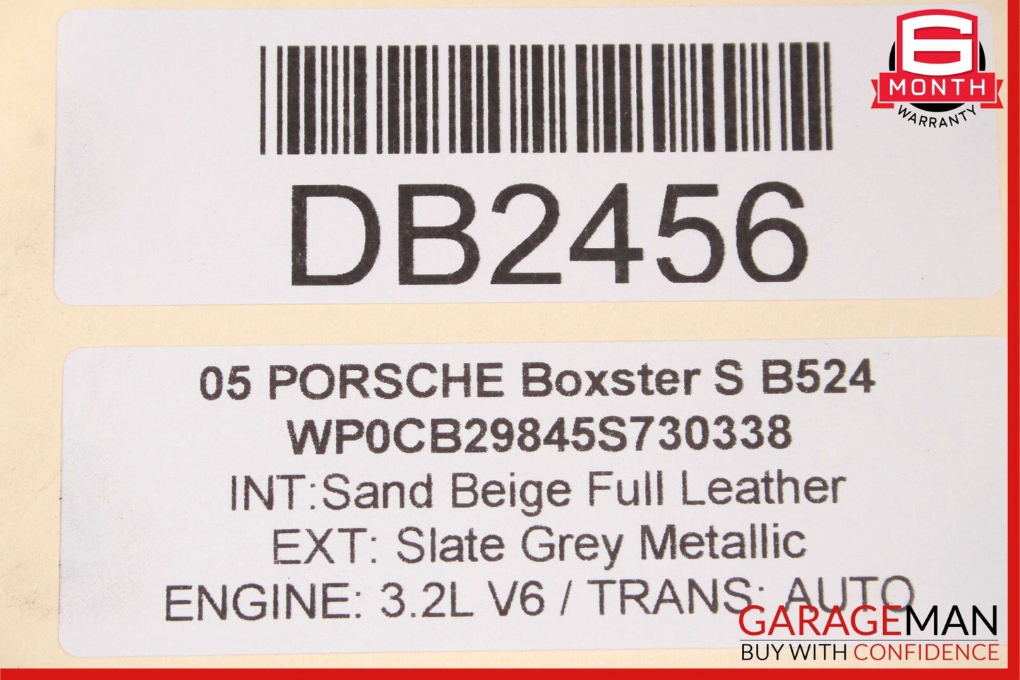 05-12 Porsche Boxster 987 Rear Subframe Sub Frame Mount Bracket Support Brace