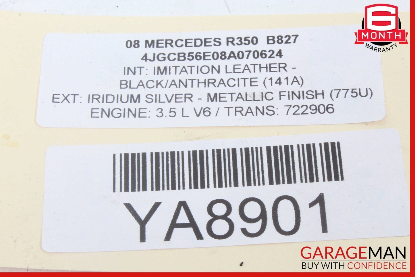 05-13 Mercedes W251 R350 E550 Front Left Side Engine Timing Chain Cover Plate