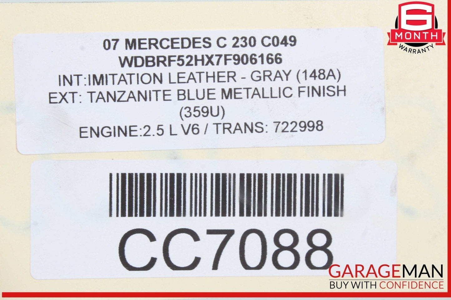 03-11 Mercedes W203 C230 SLK280 Rear Differential Diff Axle Carrier 3.27 OEM