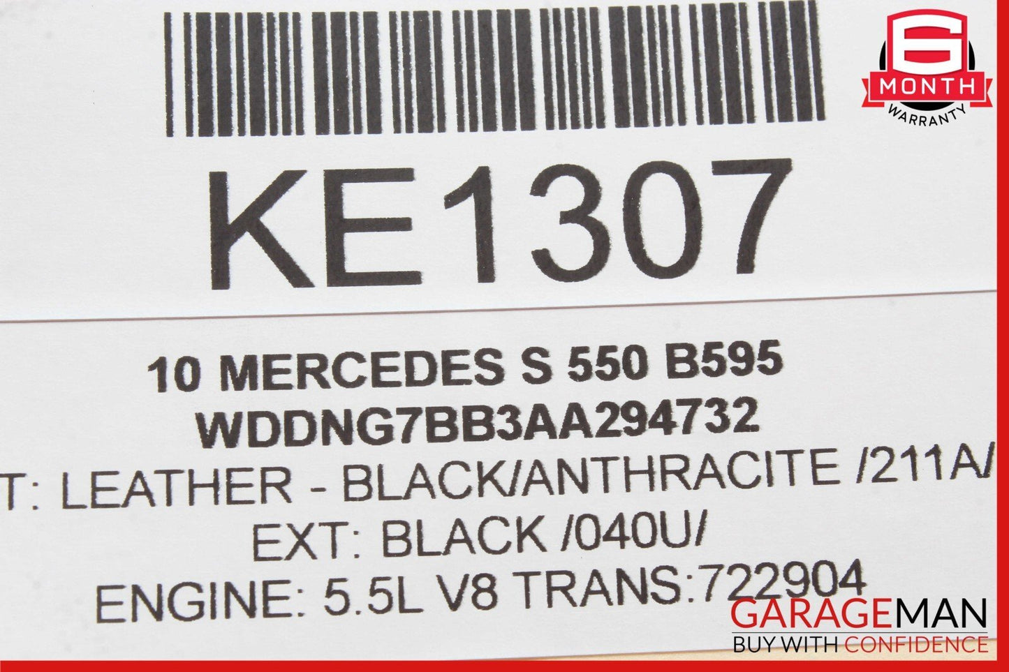 07-13 Mercedes W221 S550 S500 Dash Console CD Player Cover Trim Panel OEM