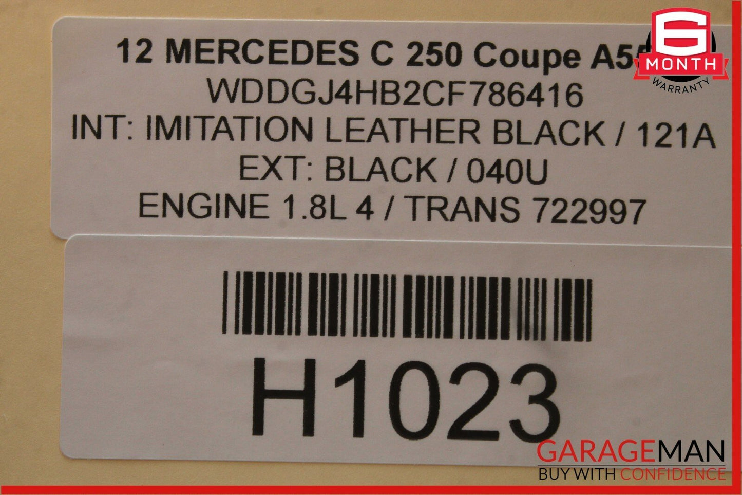 08-15 Mercedes W204 C250 Rear Left / Right Side Suspension Lower Control Arm
