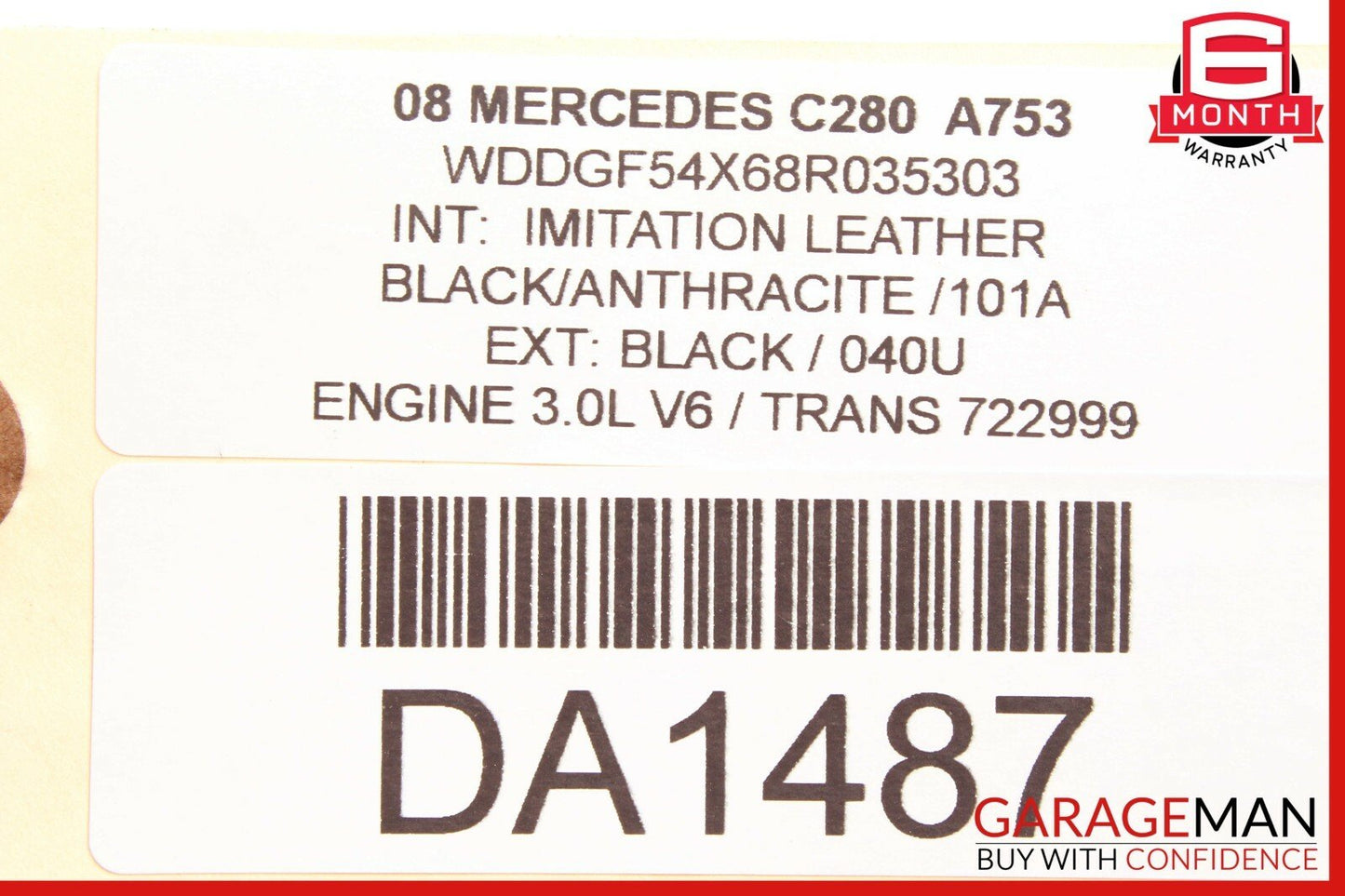 08-11 Mercedes W204 C280 C250 Front Left Driver Side Exterior Door Handle OEM