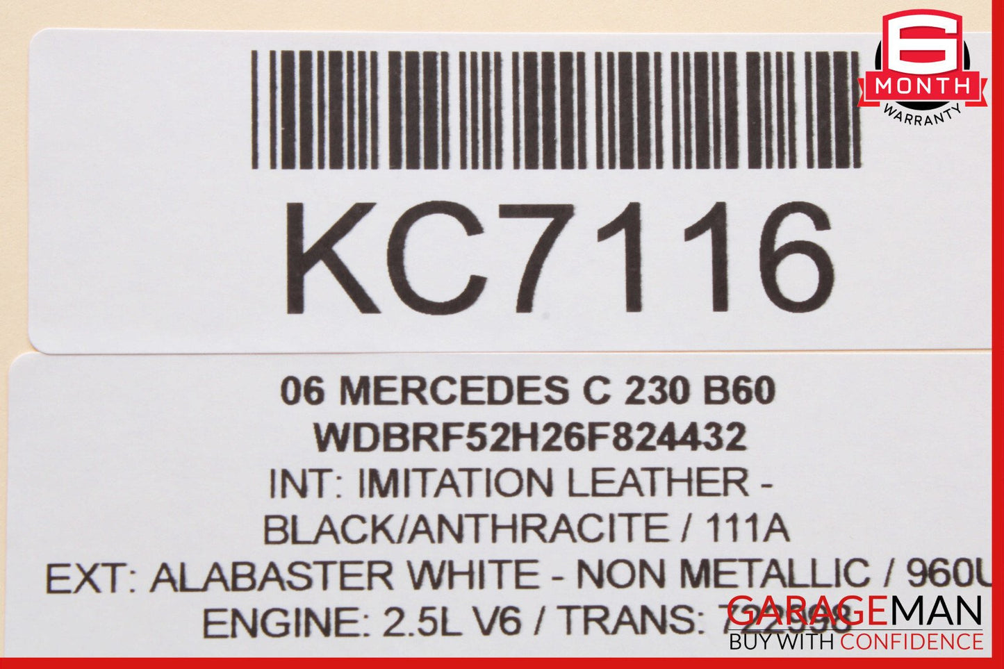 05-07 Mercedes W203 C230 C320 C350 Front Right Exterior Door Handle OEM