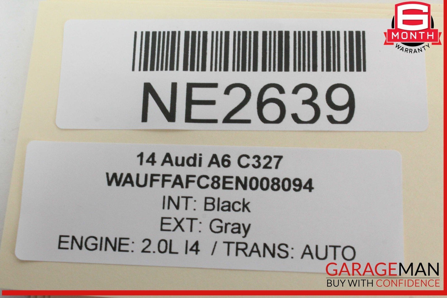 12-18 Audi A6 S6 SQ5 Rear Right Passenger Side Window Regulator Motor 8K0959812A