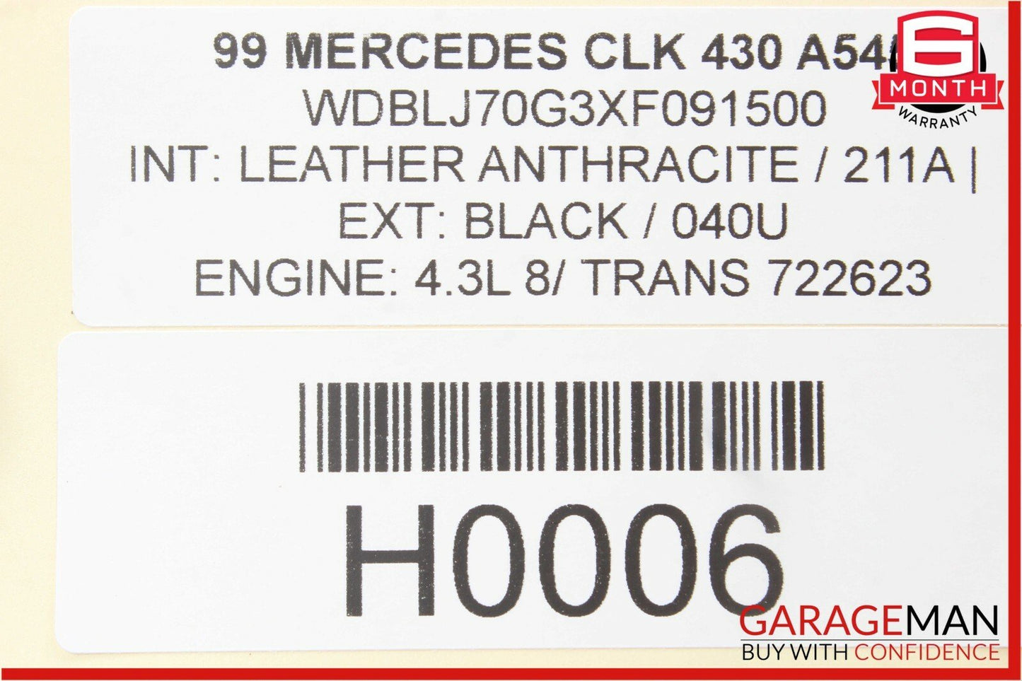 1999 Mercedes W208 CLK430 Motorola Phone Communication Module SLN3752A OEM