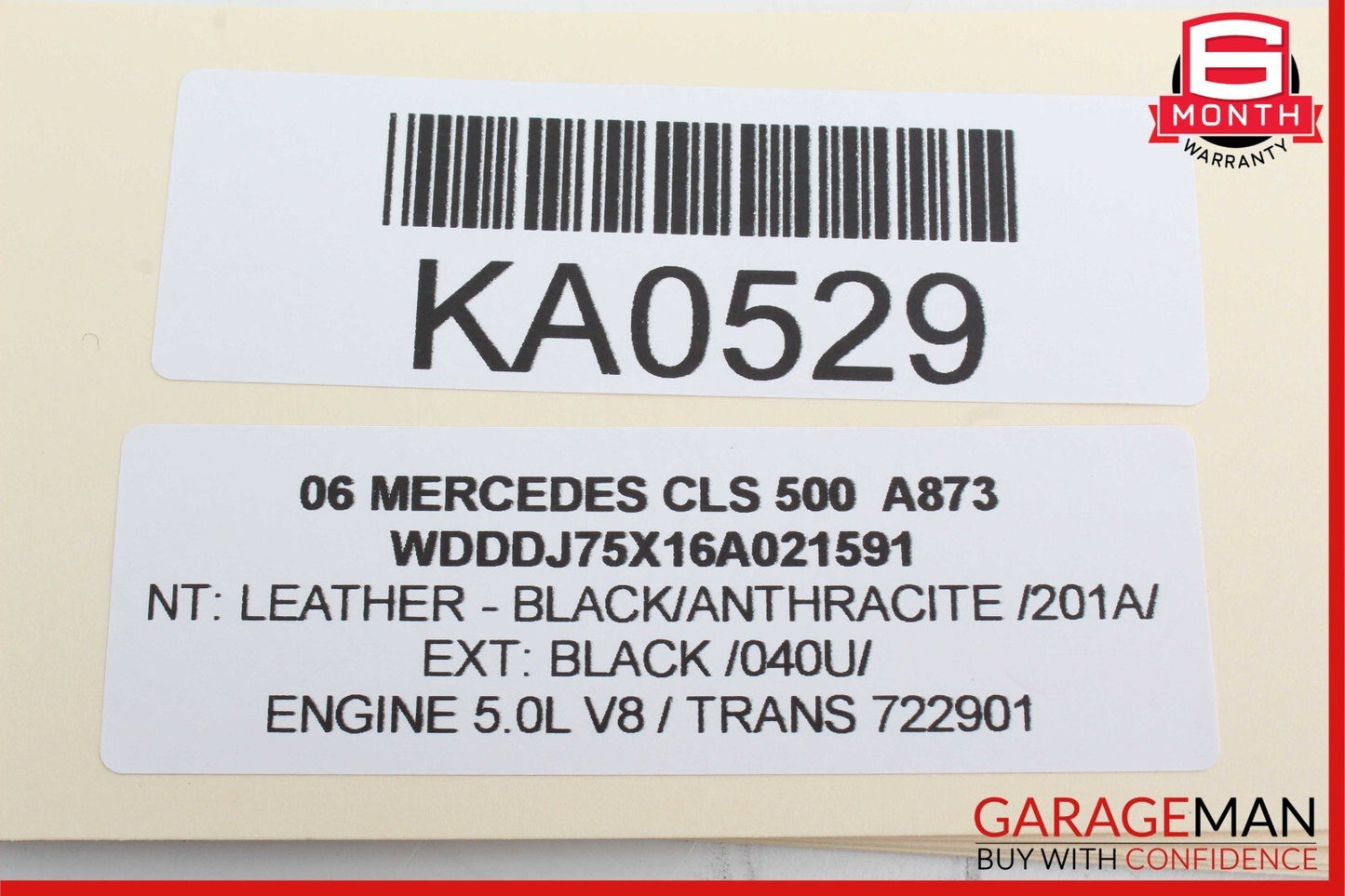 03-11 Mercedes W219 CLS550 E350 Front Left Side Suspension Upper Control Arm OEM