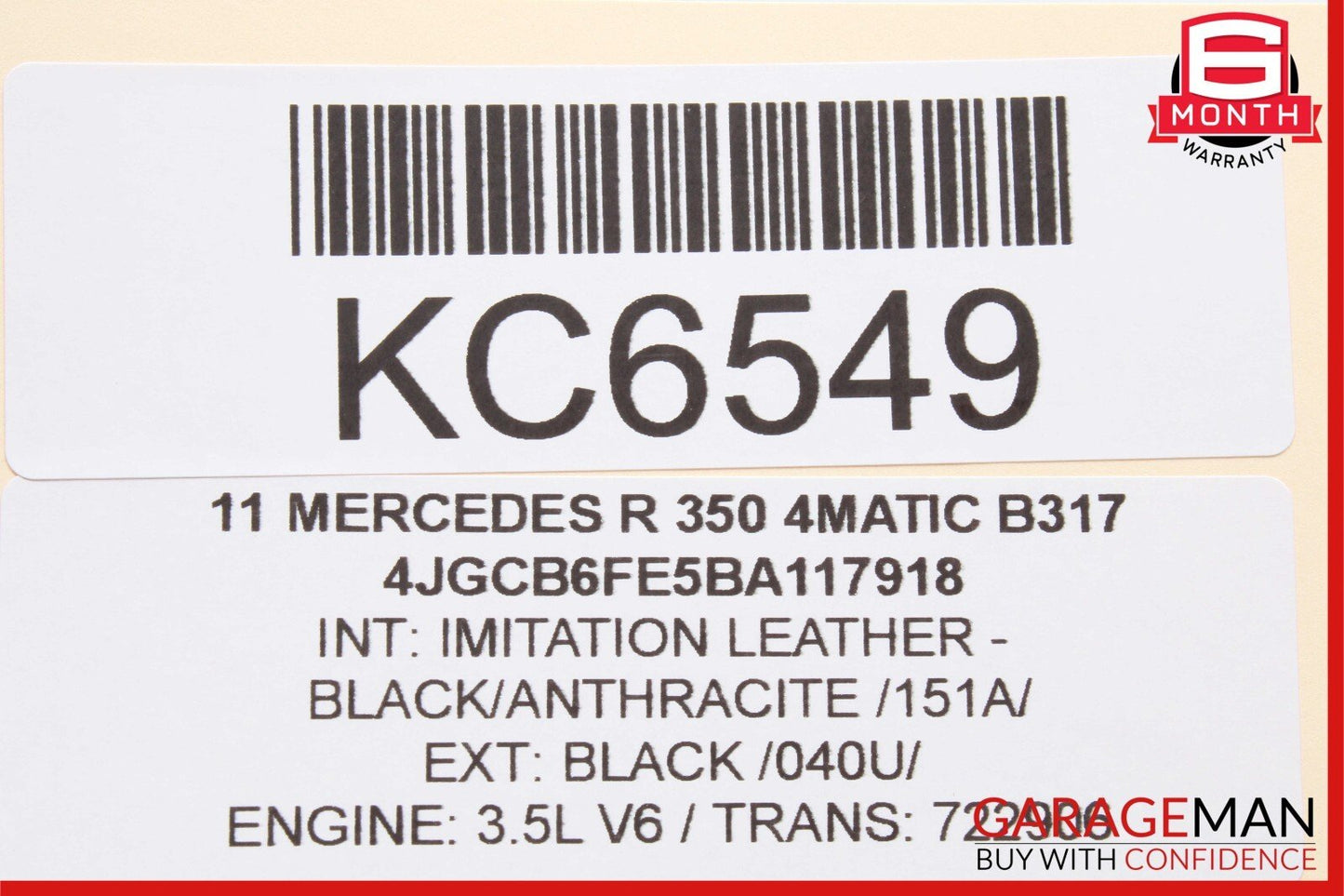 06-13 Mercedes W251 R350 GL450 ML350 Pano Panoramic Sunroof Sun Roof Motor Unit