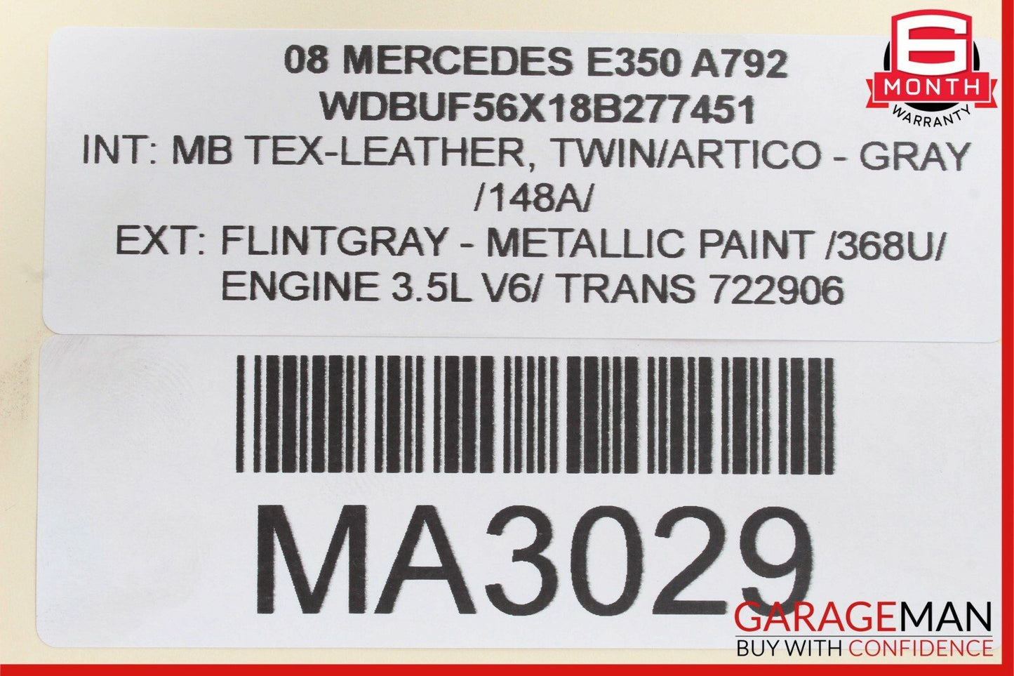 03-09 Mercedes W211 E350 E320 Rear Left Side Door Controller Module Unit OEM