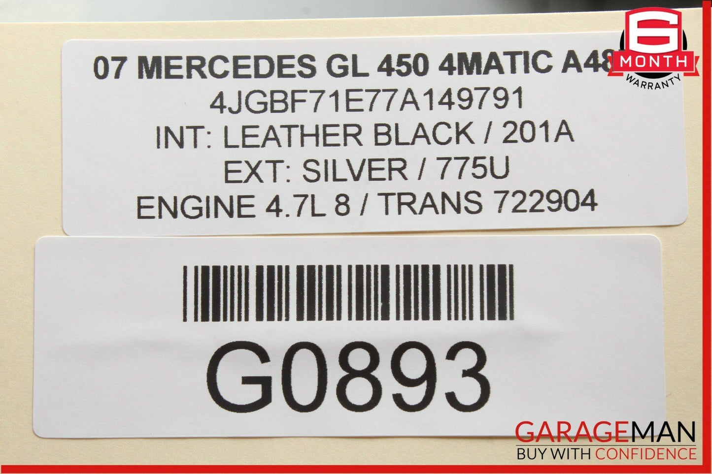 07-09 Mercedes X164 GL450 R350 SL500 Voice Telephone Phone Communication Module