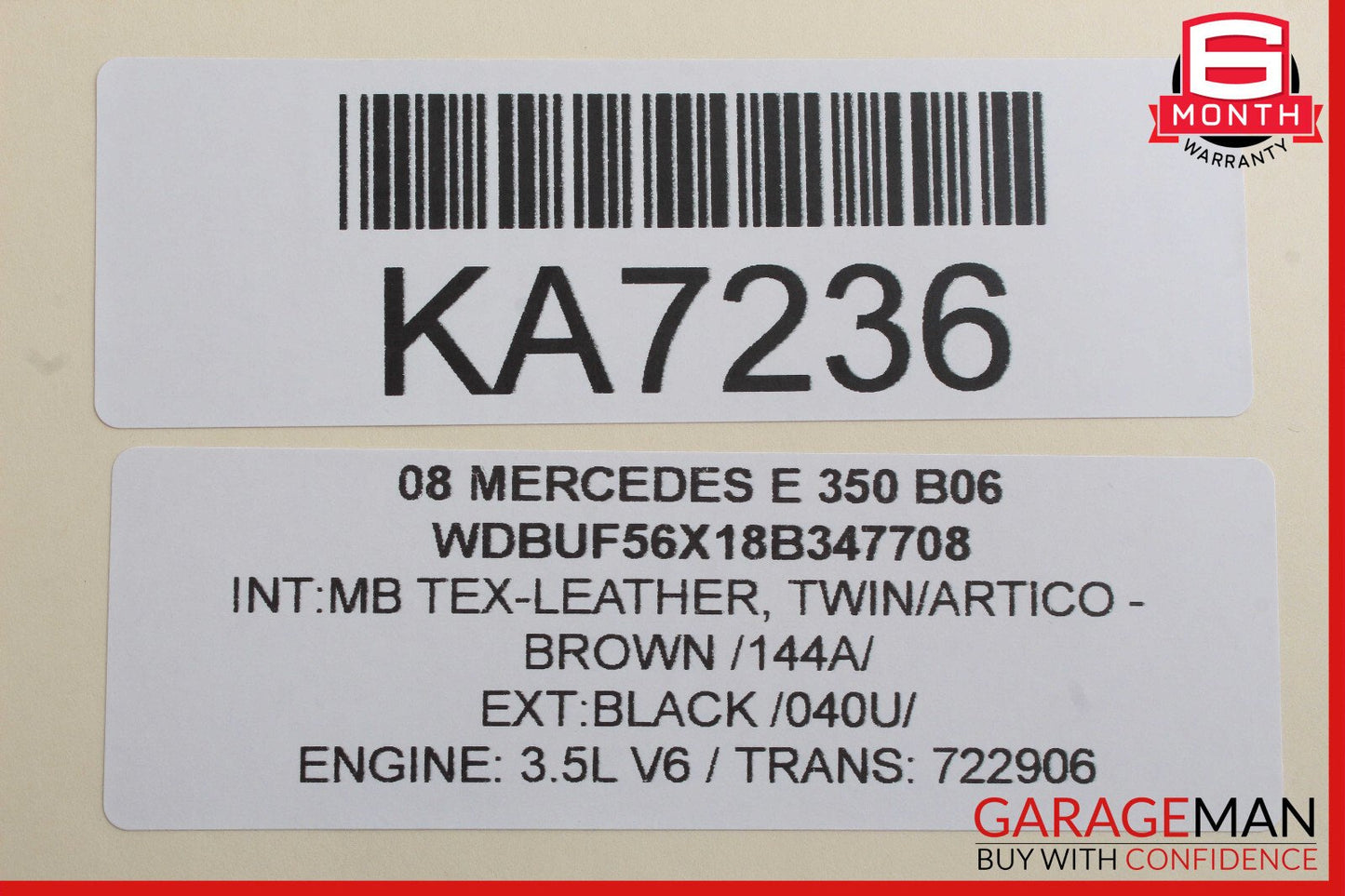 03-09 Mercedes W211 E350 E500 Exterior Door Handle Front Right Side Black OEM
