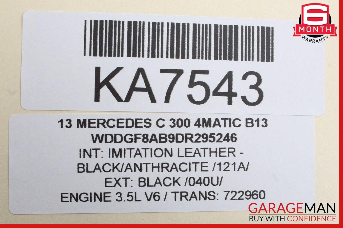 12-15 Mercedes W204 C300 4Matic ECU ECM Engine Computer Control Module Unit OEM
