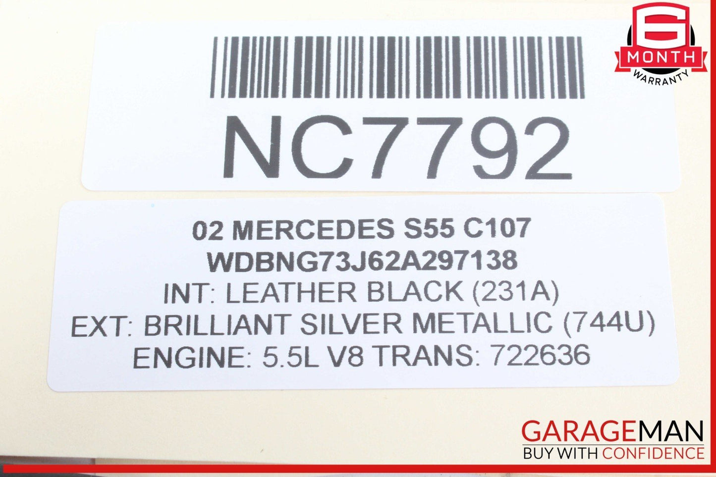 00-02 Mercedes W220 S55 AMG Front Right Passenger Window Switch Panel Wood OEM
