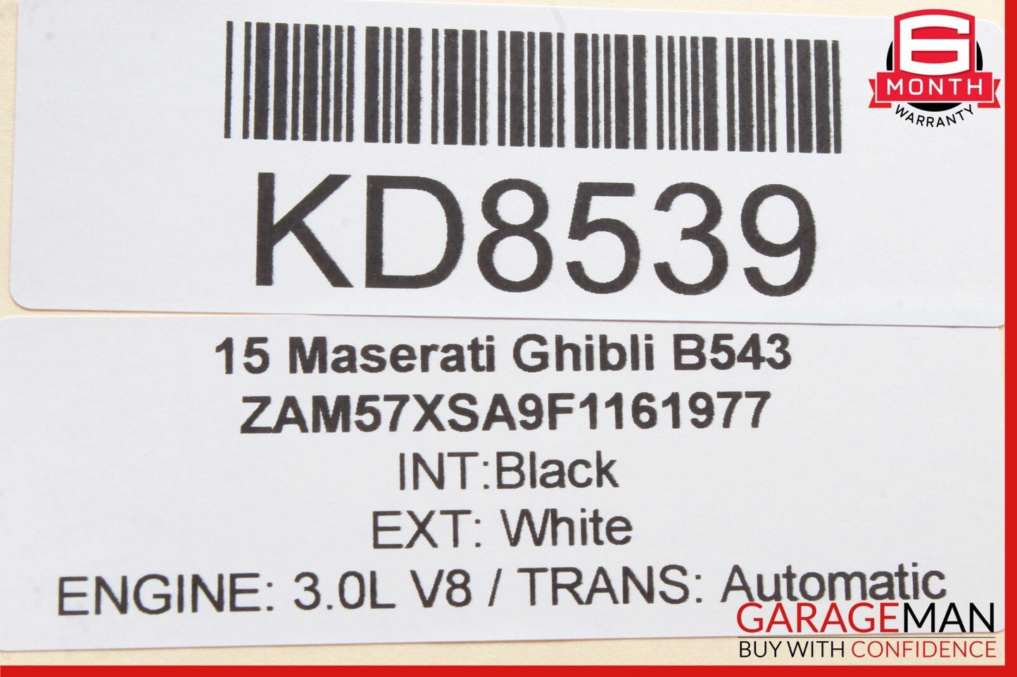 14-17 Maserati Ghibli M157 Front Right Side Exterior Door Handle Assembly Chrome