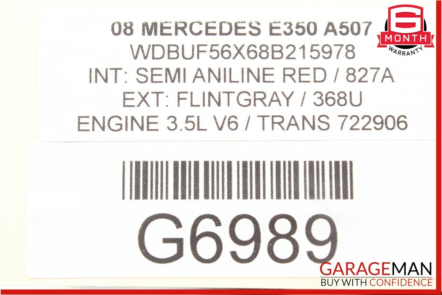 03-11 Mercedes E350 CLS500 Front Right Side Under Seat Control Module Unit
