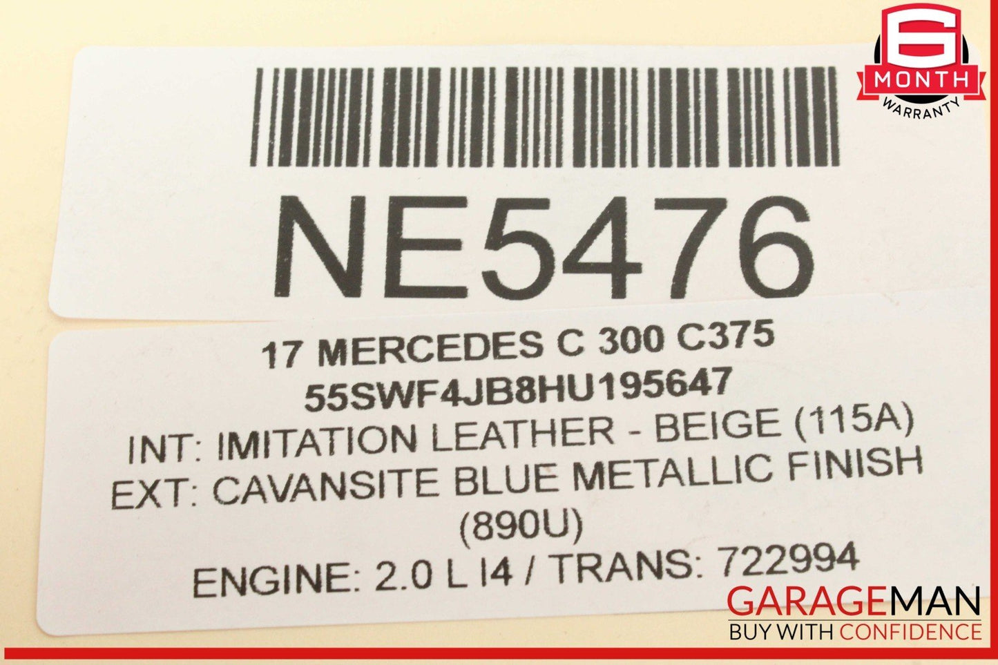 15-23 Mercedes W205 C300 Head Light Windshield Washer Bottle Tank 2058600860 OEM
