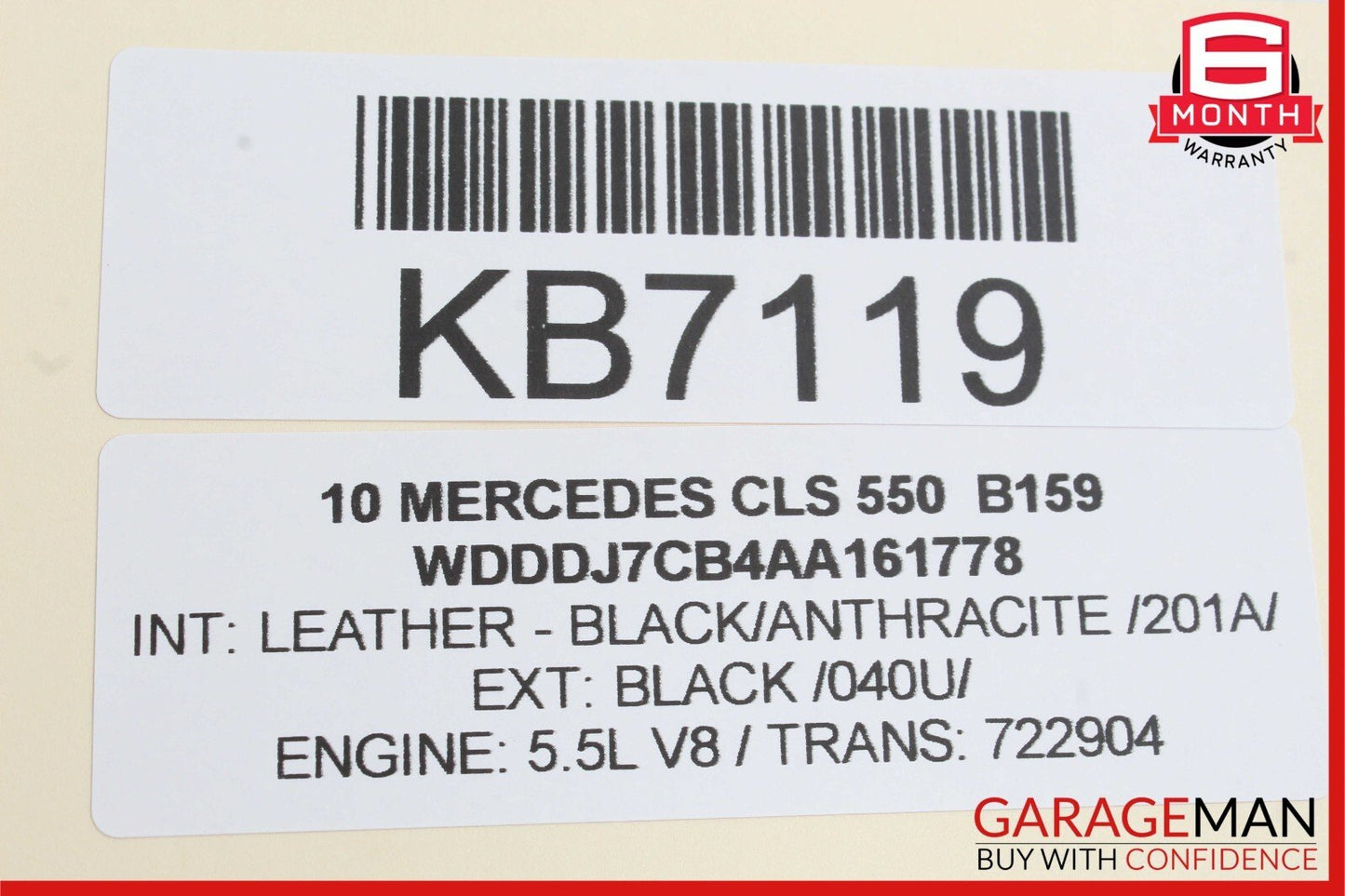 06-11 Mercedes W219 CLS500 CLS550 Hazard Control Door Lock Switch Panel OEM