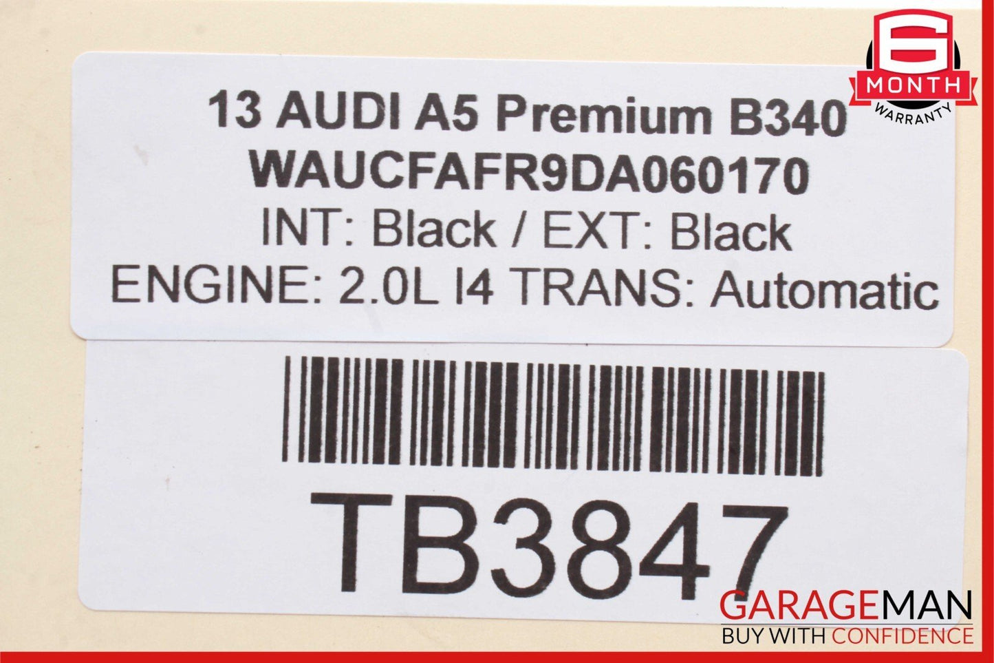 12-18 Audi A6 A7 Rear Left Driver Side Suspension Upper Control Arm