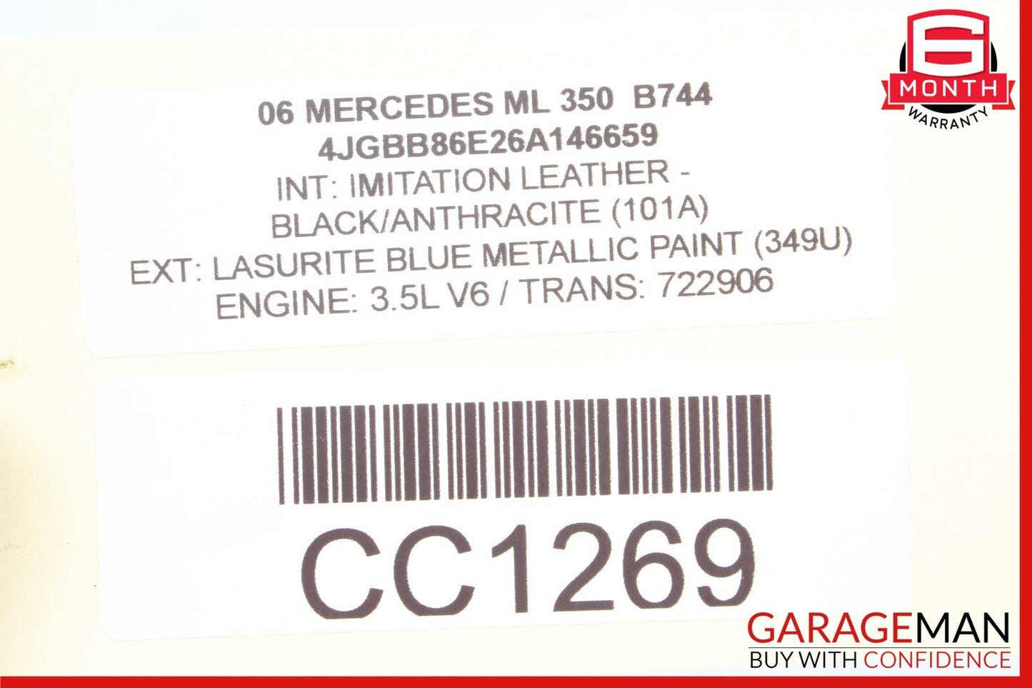 06-13 Mercedes W164 ML350 S550 Front Right Engine Timing Chain Cover Plate OEM