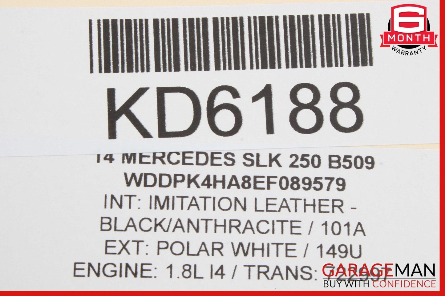 12-20 Mercedes R172 SLK250 SLK350 Front Top Roof Lock Latch Cylinder Set OEM