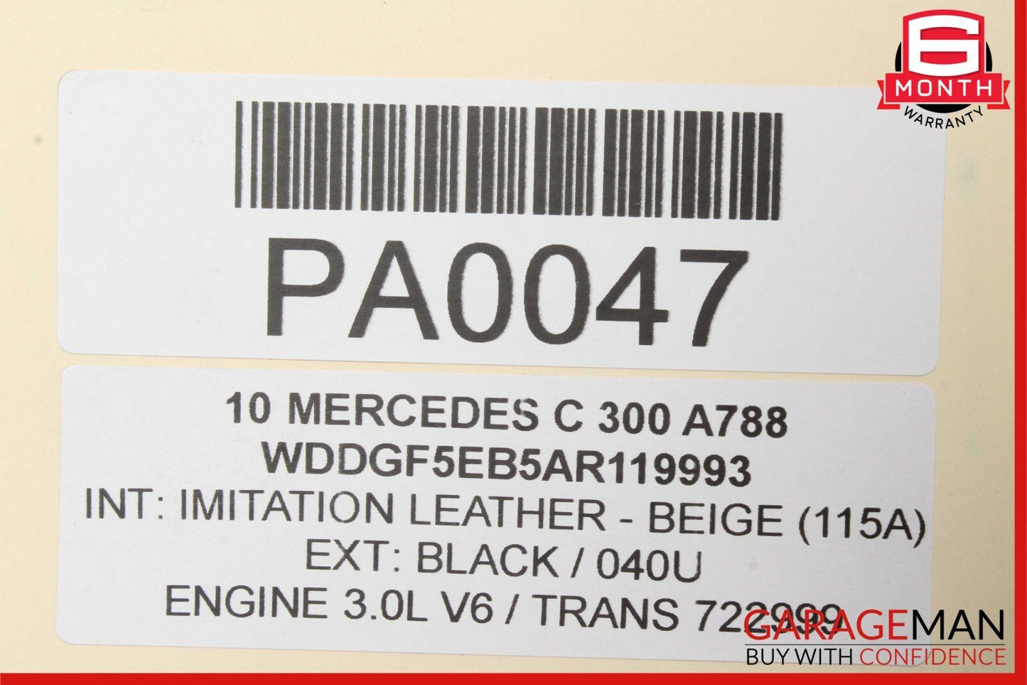 06-11 Mercedes SLK280 C280 C300 RWD 7G Automatic Transmission Assembly 722.999