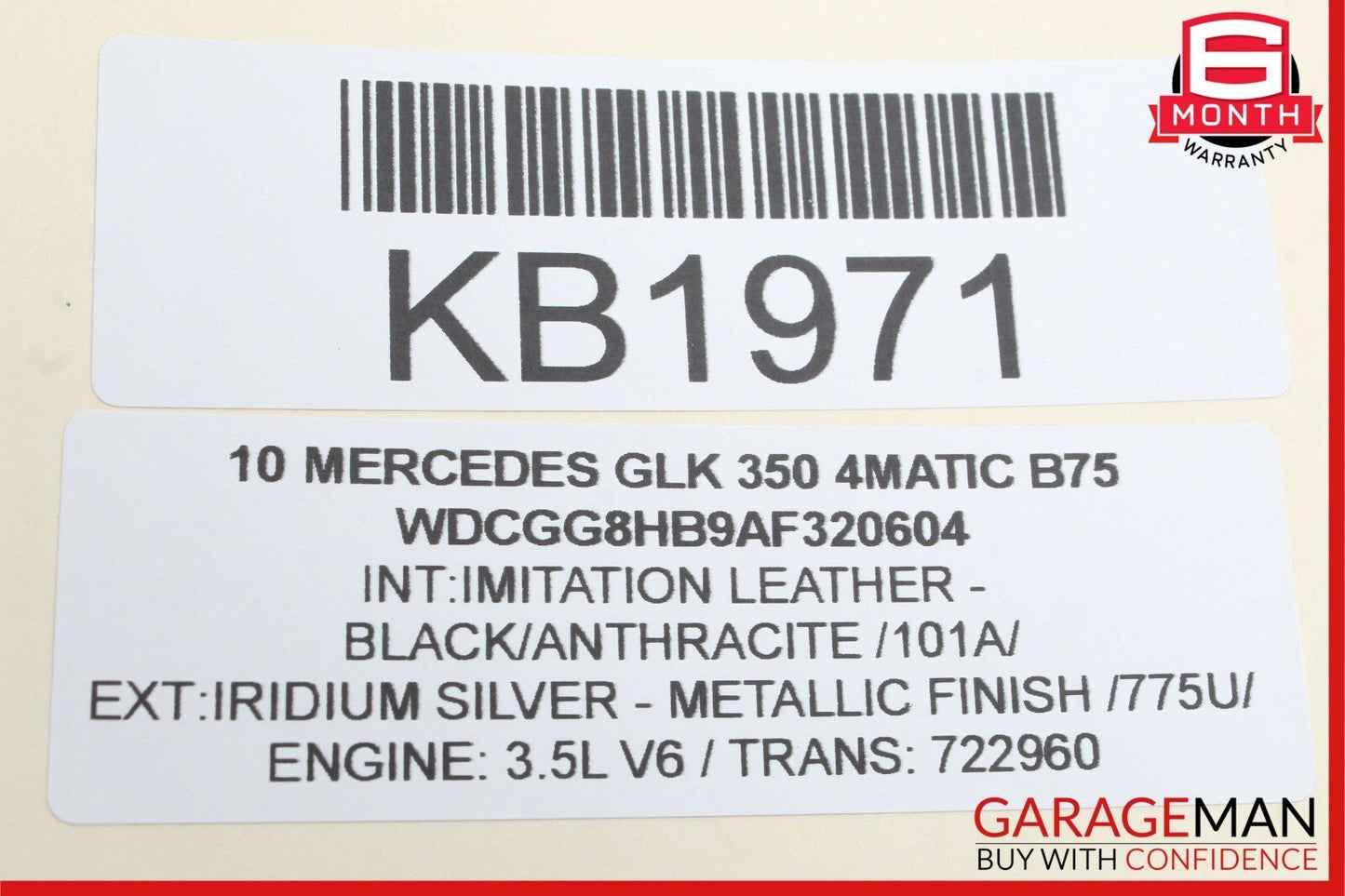 09-13 Mercedes GL350 ML550 GLK350 Right / Left Headrest Screen Monitor Display