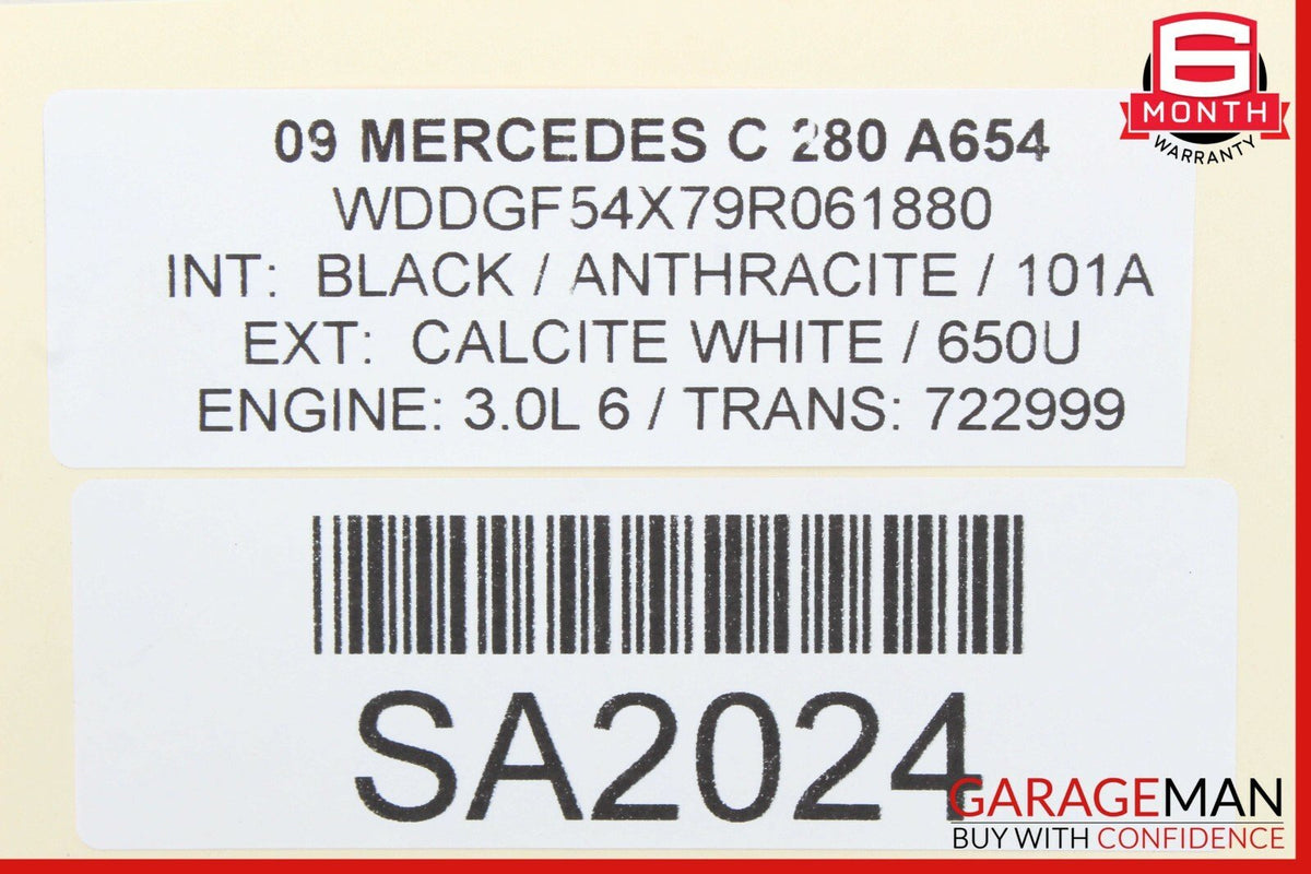 08-14 Mercedes W204 C250 C300 Rear Right / Left Side Drive Axle Shaft CV Shaft
