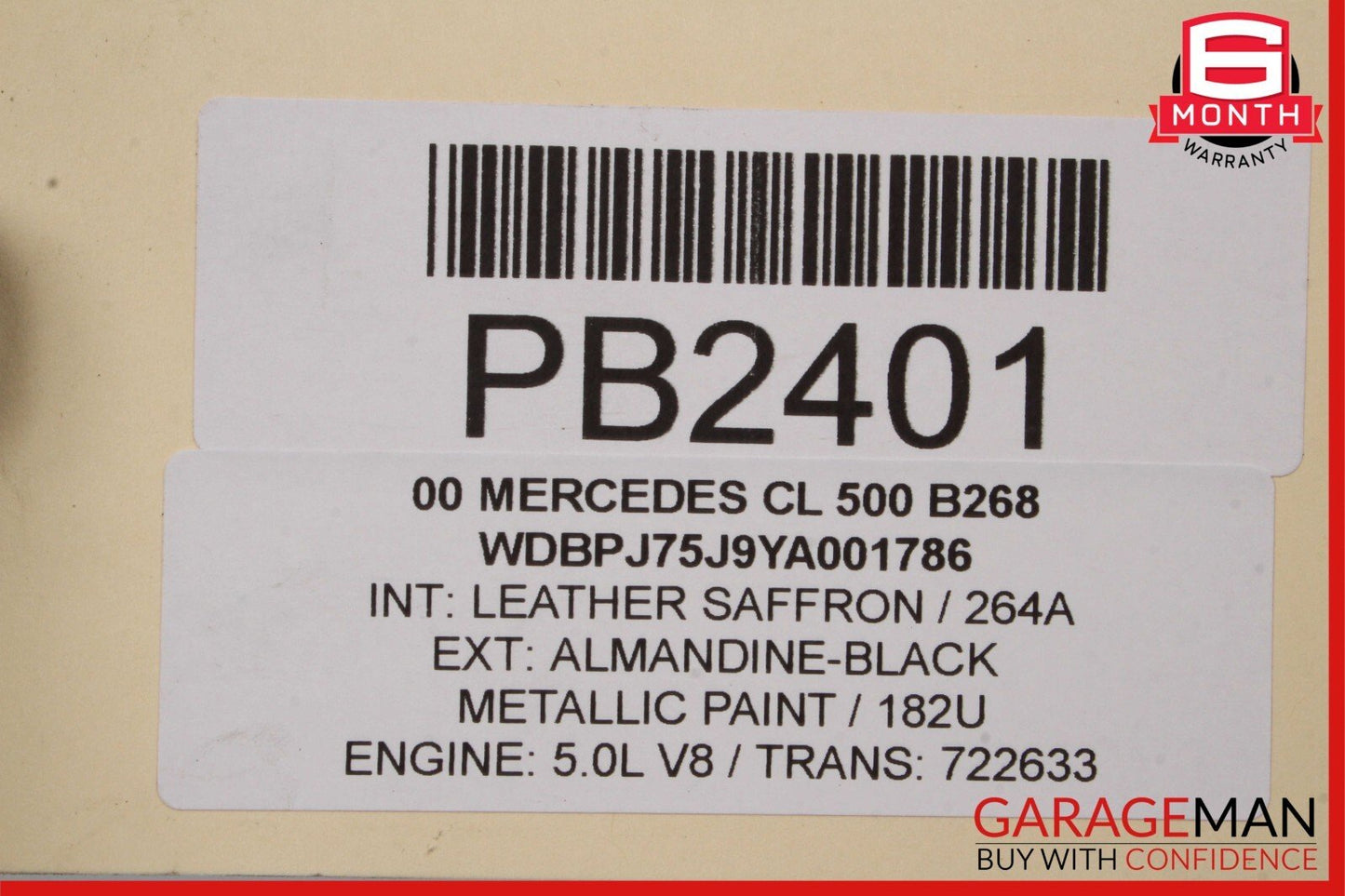 00-06 Mercedes W215 CL55 AMG S500 Engine Cooling Radiator AC A/C Condenser OEM