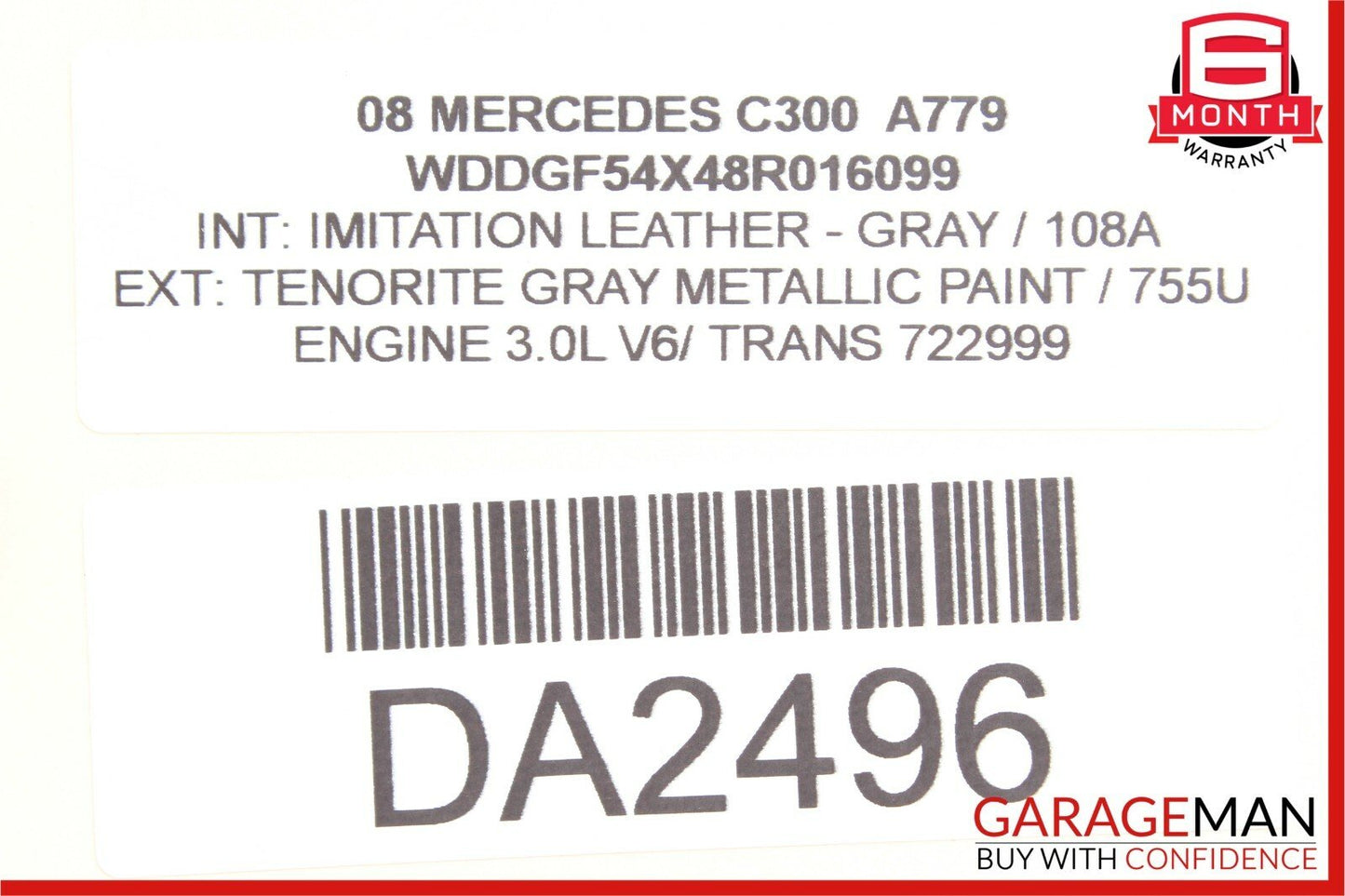 08-15 Mercedes W204 C300 GLK280 Front Right Side Seat Control Switch OEM