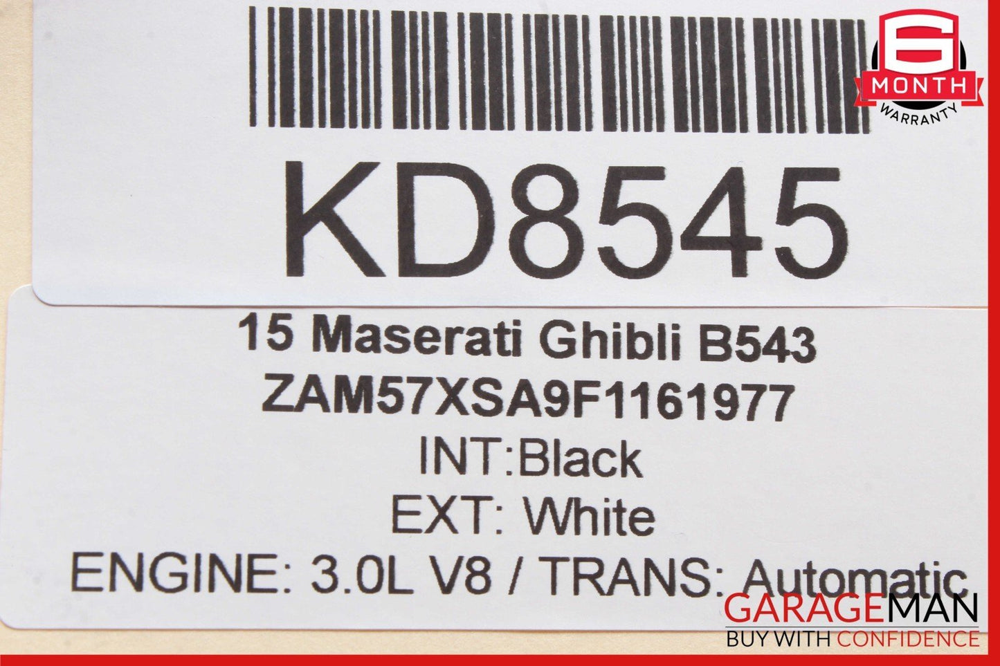 14-17 Maserati Ghibli Dashboard Dash Information Display Media Monitor OEM