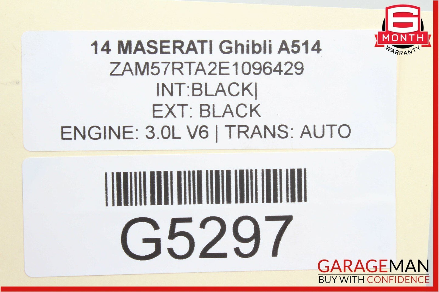 14-17 Maserati Ghibli RWD Rear Anti Roll Stabilizer Sway Bar Frame Assembly OEM