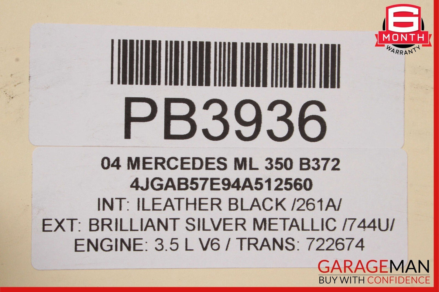 98-05 Mercedes W163 ML320 ML350 Engine Cooling Radiator AC A/C Condenser Assy
