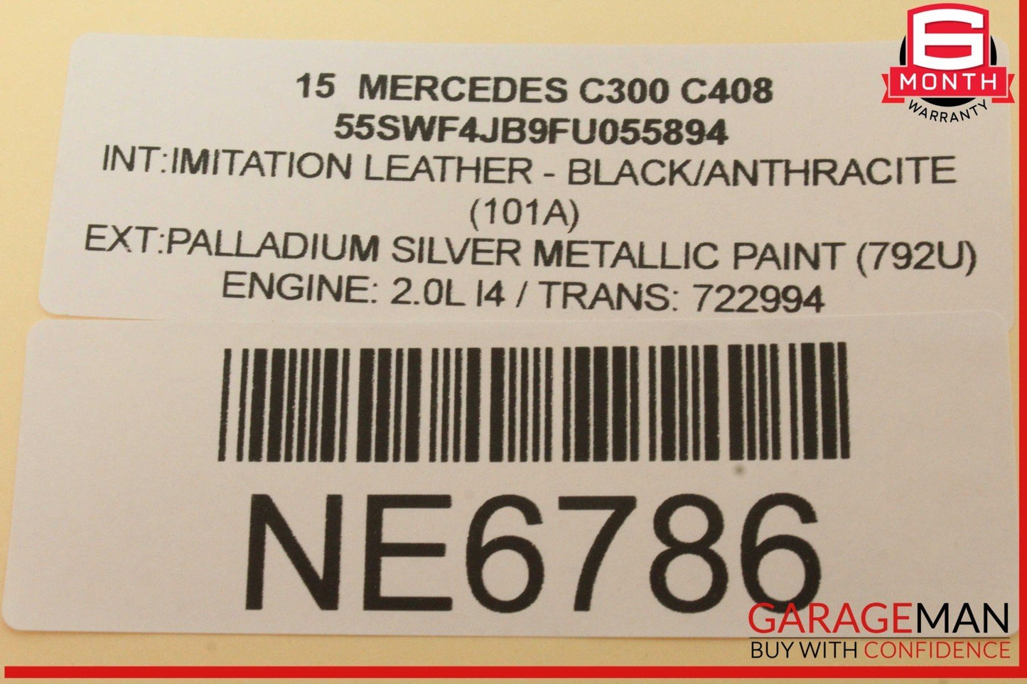 15-20 Mercedes W205 C300 Front Right Side Seat Control Switch Module OEM