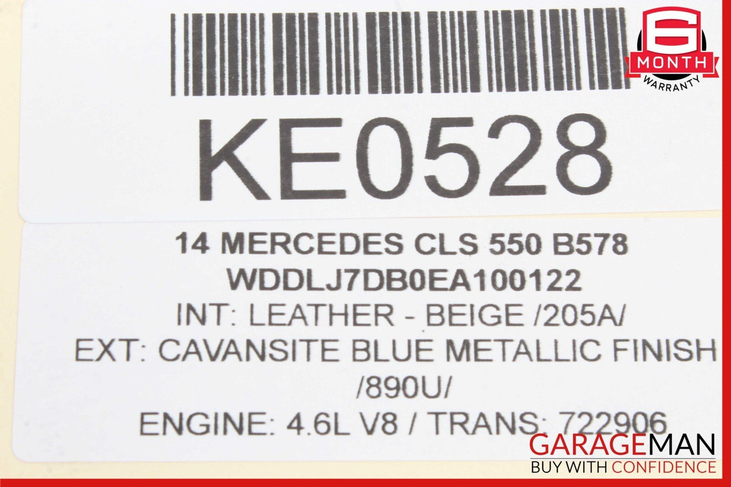 12-18 Mercedes W218 CLS550 CLS400 Rear Left Side Door Lock Latch Actuator OEM