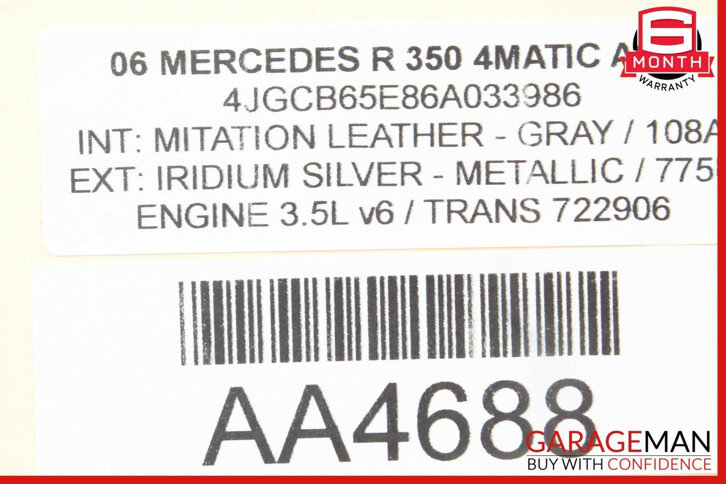 06-07 Mercedes W251 R350 R500 Speedometer Odometer Instrument Cluster Gauge OEM
