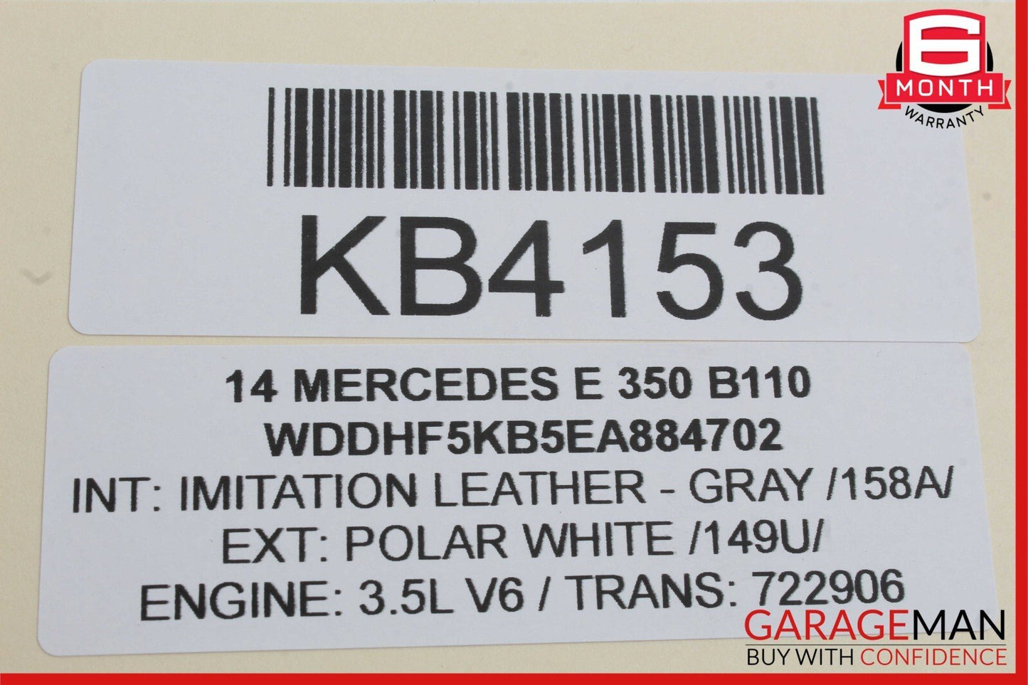 08-16 Mercedes C300 GLK350 E350 Rear Left Door Window Regulator Motor
