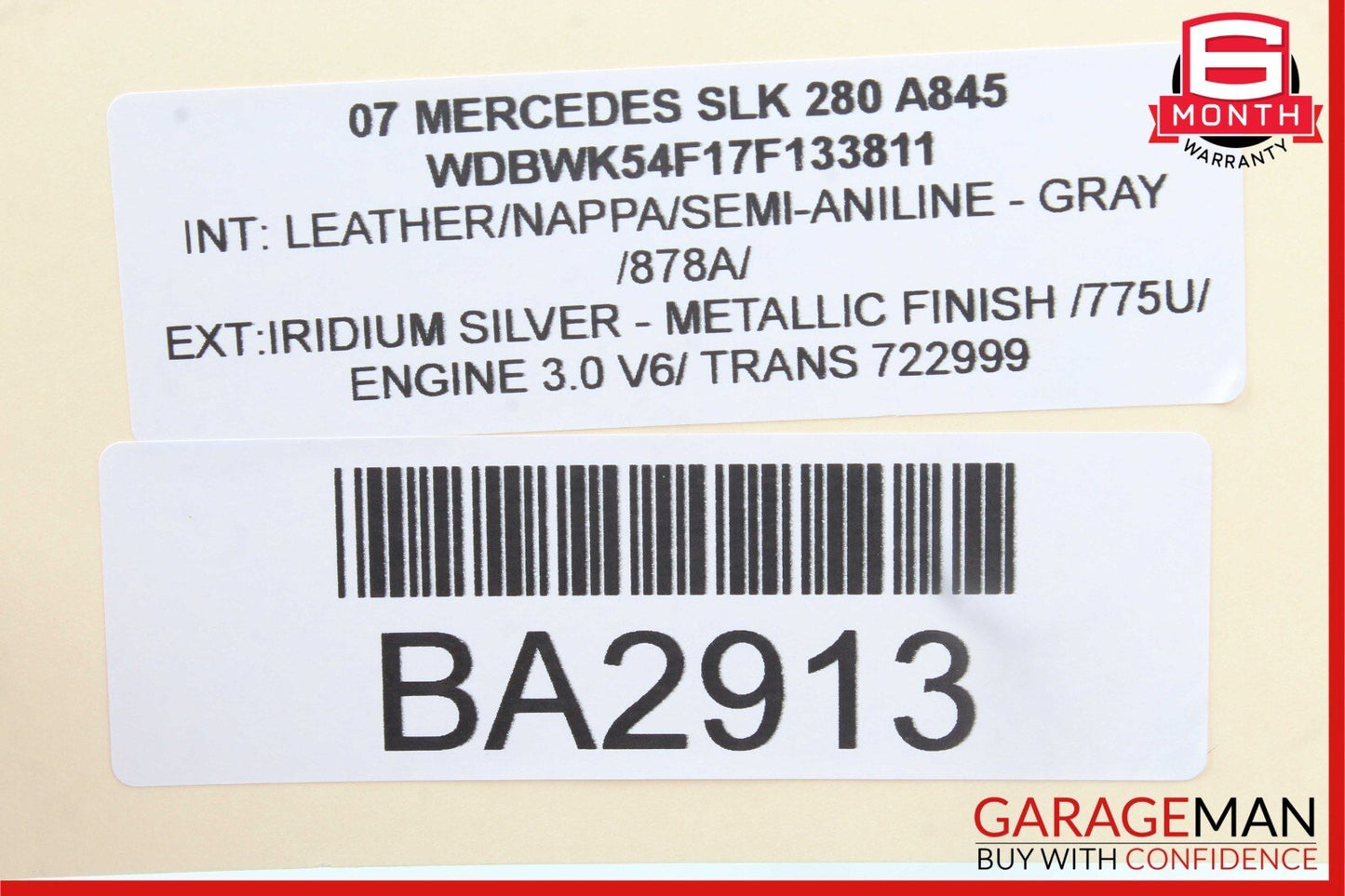 03-09 Mercedes SLK280 GL450 E550 E63 AMG Sirius Satellite Radio Receiver Module