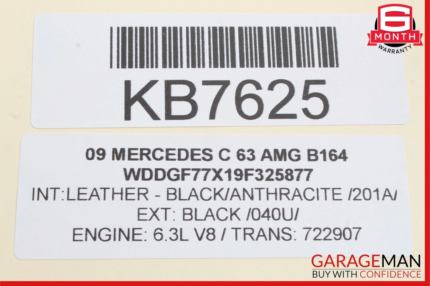 08-11 Mercedes W204 C63 AMG Floor Gear Selector Shifter 2042673724 OEM