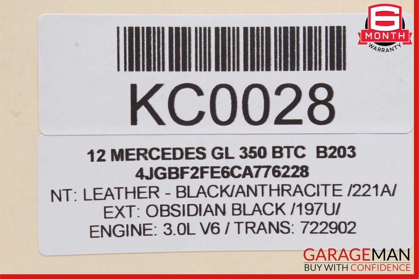 03-13 Mercedes X164 GL350 GL550 E320 Front Left Seat Control Module Unit OEM