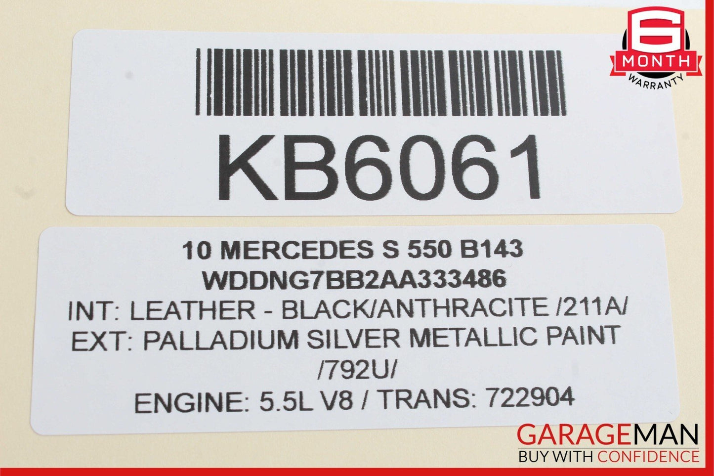 07-13 Mercedes W221 S550 S65 AMG Front Left Door Control Module 2219010900 OEM